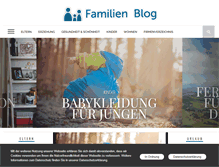 Tablet Screenshot of familien-blog.at